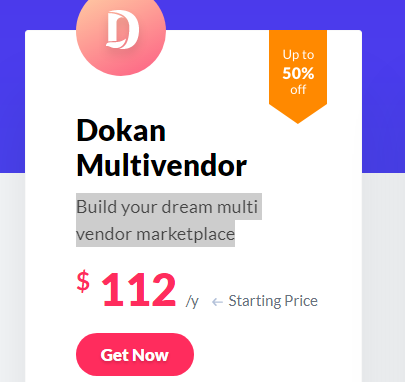 50% off Dokan coupon code.