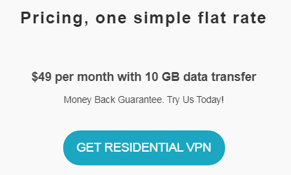 Residential VPN Pricing