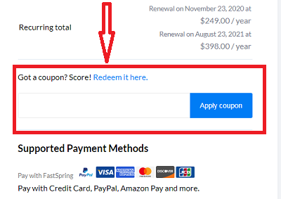 applying dokan coupon