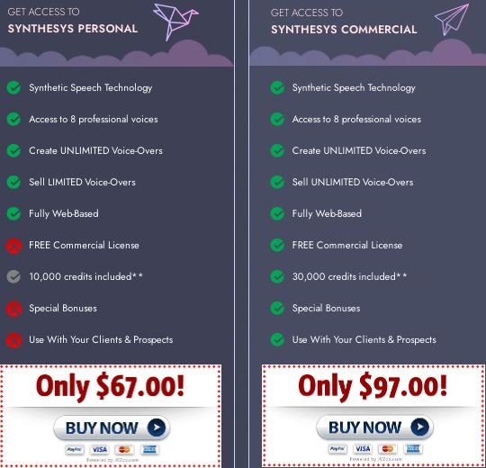 Synthesys Pricing & Plans