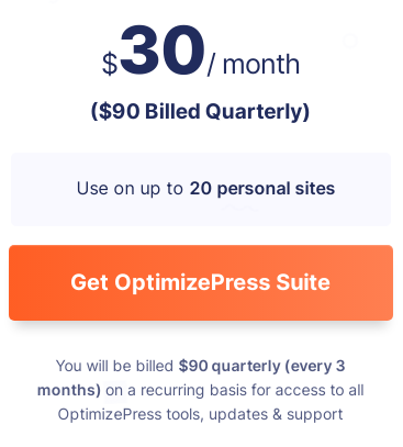 WordPress Landing Page Builder & Funnel Builder Pricing 